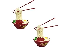 Toyvian 2-Pack Ramen Noodle Longevity Cake Topper Decorations
