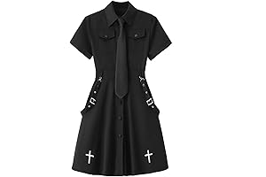 Gothic Emo Dress for Women: Sultry Summer Academy Style