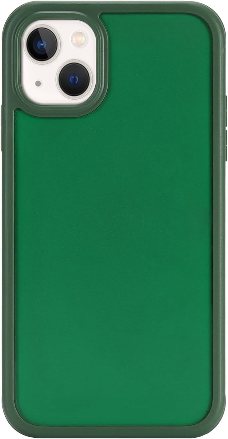 for iPhone 14 Case with Built-in Screen Protector & Full Body Protective,for Apple iPhone 13 Phone Cases for Men Women Girl-Dark Green - Image 4