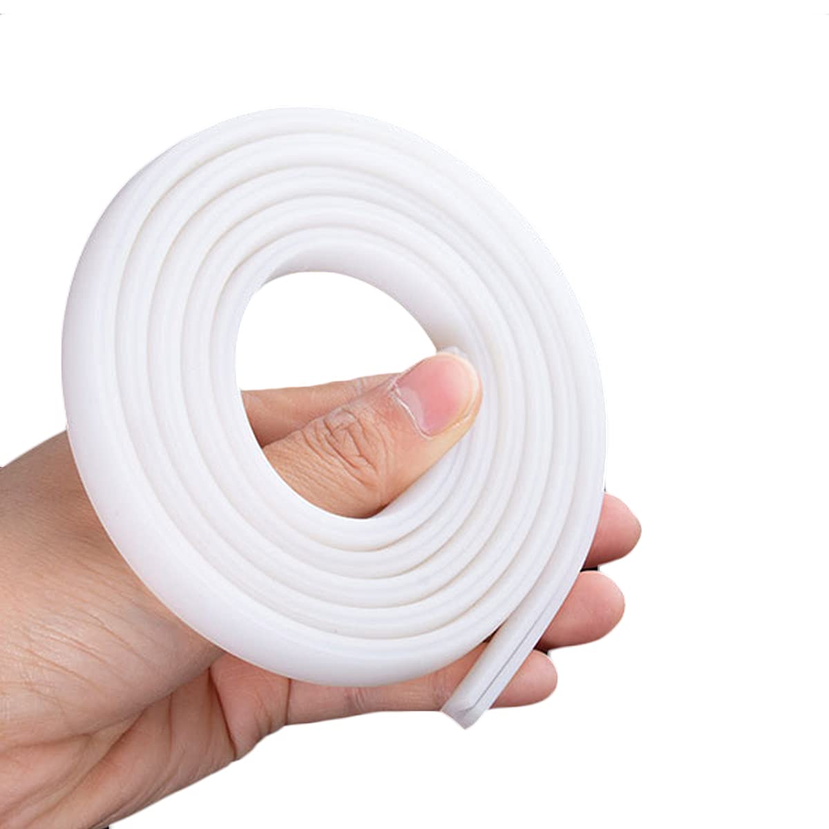 Nastro isolante in gomma per porte, Guarnizione in gomma for canale di gomma a U, guarnizione antispiffero(0.5 * 3.5 * 6.5Mm(10M))