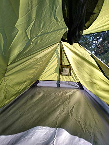 one person trekking pole tent