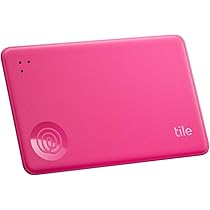 Tile by Life360 Slim (2024) – Localizzatore e tracker Bluetooth per portafogli, etichette di bagagli, passaporti e altro. Compatibile con iOS e Android. Trova telefono. Pacchetto da 1 (Pink Punch)