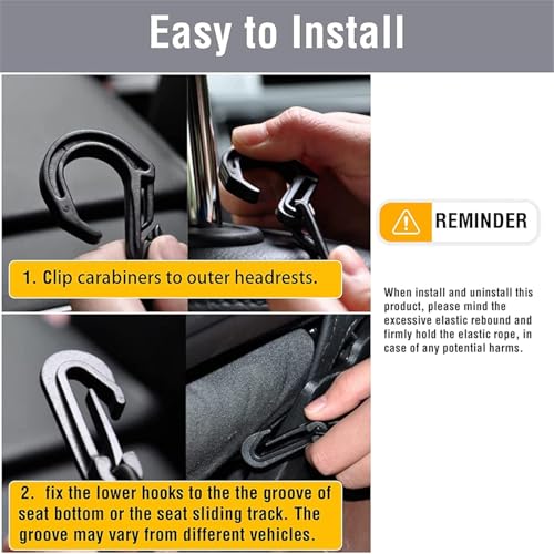 DYKESON Dog Car Net Barrier Pet Barrier with Car Mesh Organizer for Dog & Child, Safety Divider with Storage Pouch, Easy Install for Cars & SUVs