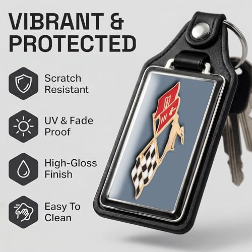 Image of Brotherhood Car Key Chain for Impala - Classic Models Keychain for Men and