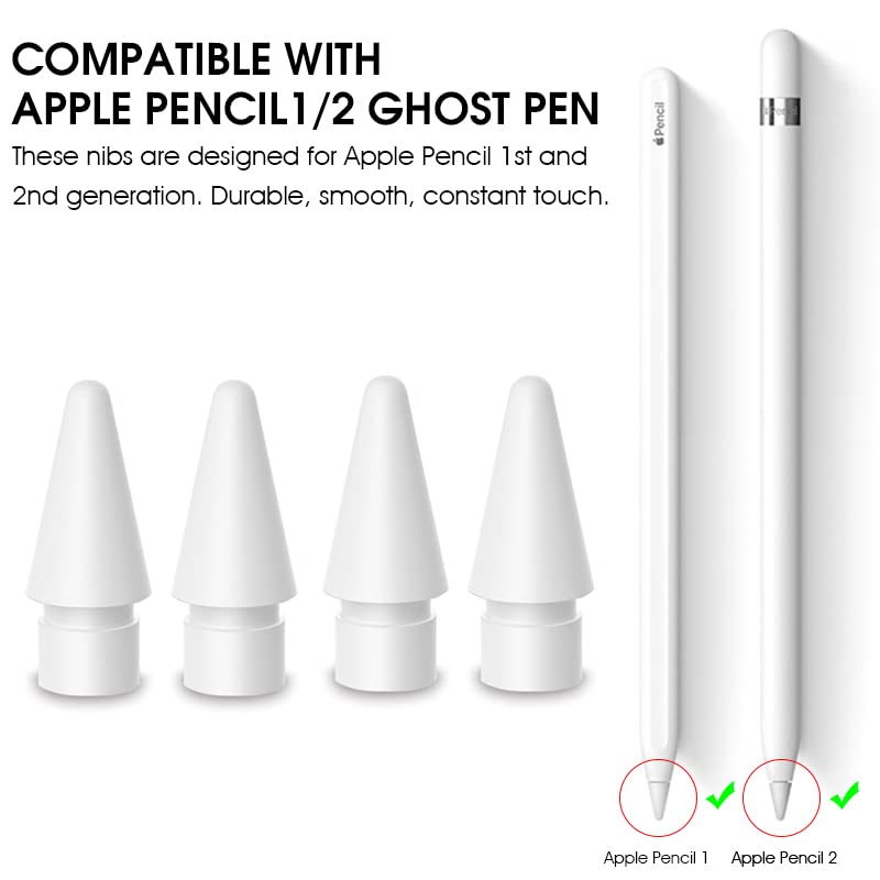 ZORBES-4-Pack-Replacement-Tips-for-Apple-Pencil-1st-Gen-2nd-Gen-iPad-Pro-Pencil-White