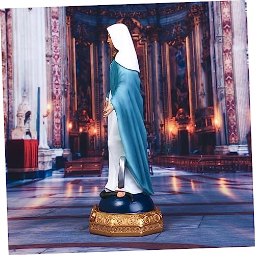 Estatua Virgen María Decorativa de Resina para Mesa Estatua Virgen María Decorativa de Resina para Mesa