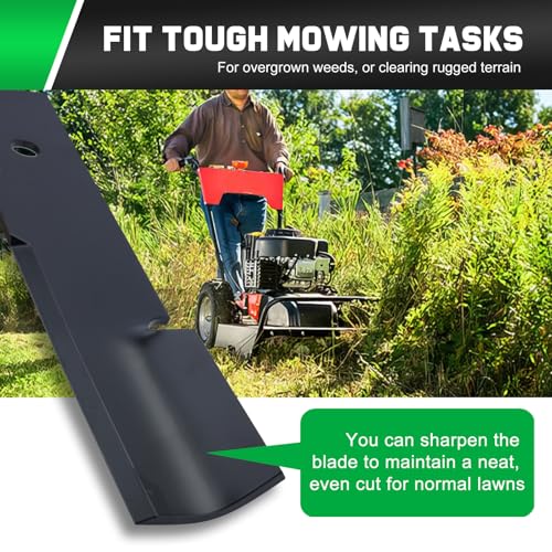 Image of Grasscool 5101755 5101755s Blades Compatible with Ferris Scag Turf Tiger Bad Boy Simplicity 61 inch Zero Turn Mower Replace for 5020842 48111 481708