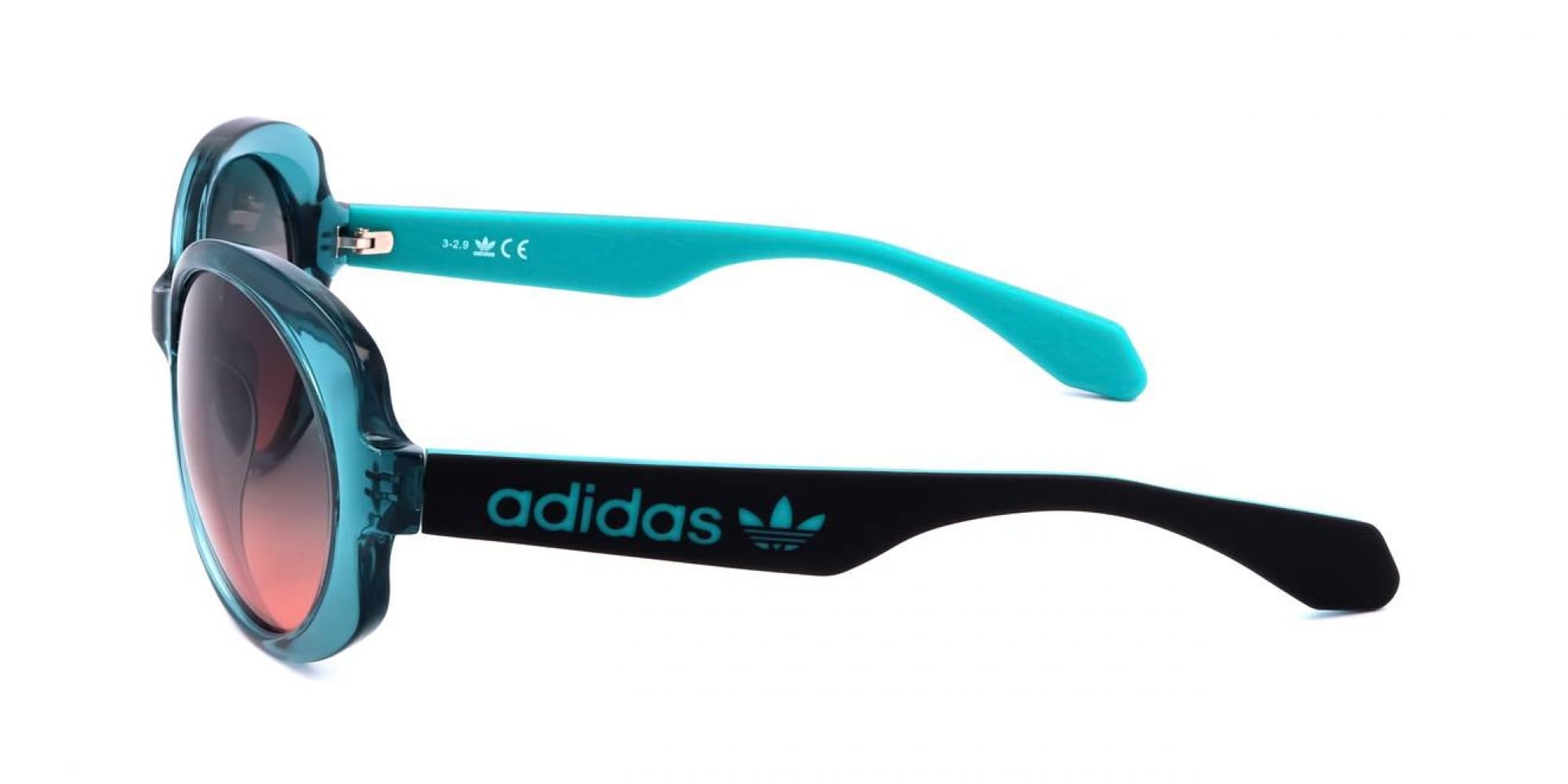 adidas Originals Damskie okulary przeciwsłoneczne Or0020, turkusowe/czarne, rozmiar uniwersalny, turkusowy/czarny., jeden rozmiar