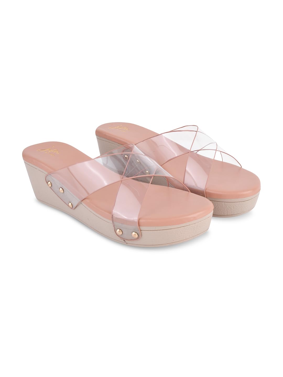 JM LOOKS Style with Double Transparent Strap Wedge Sandals Fashionably Trendy and Comfortable for Women and Girls - Review, Price and Buying Guide