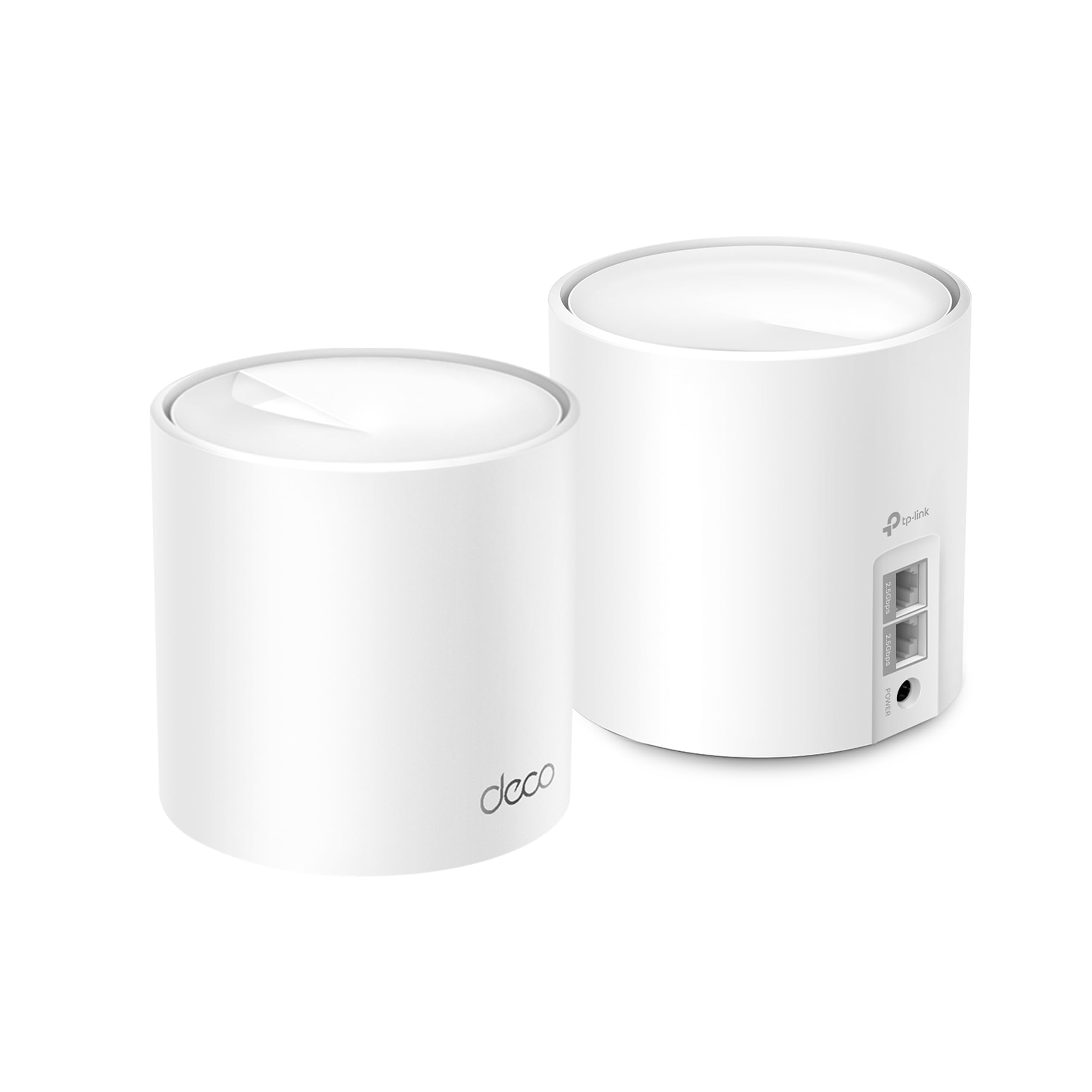 [Nuevo] TP-Link Deco X1500 (2-Pack) - Sistema WiFi 6 Mesh IA, AX1500 Doble Banda 2.4 GHz/5 GHz, Cobertura hasta 360 m2, 3X Puertos Gigabit por Unidad, 160MHz, ODFMA, 1024QAM, Control Parental — view 2