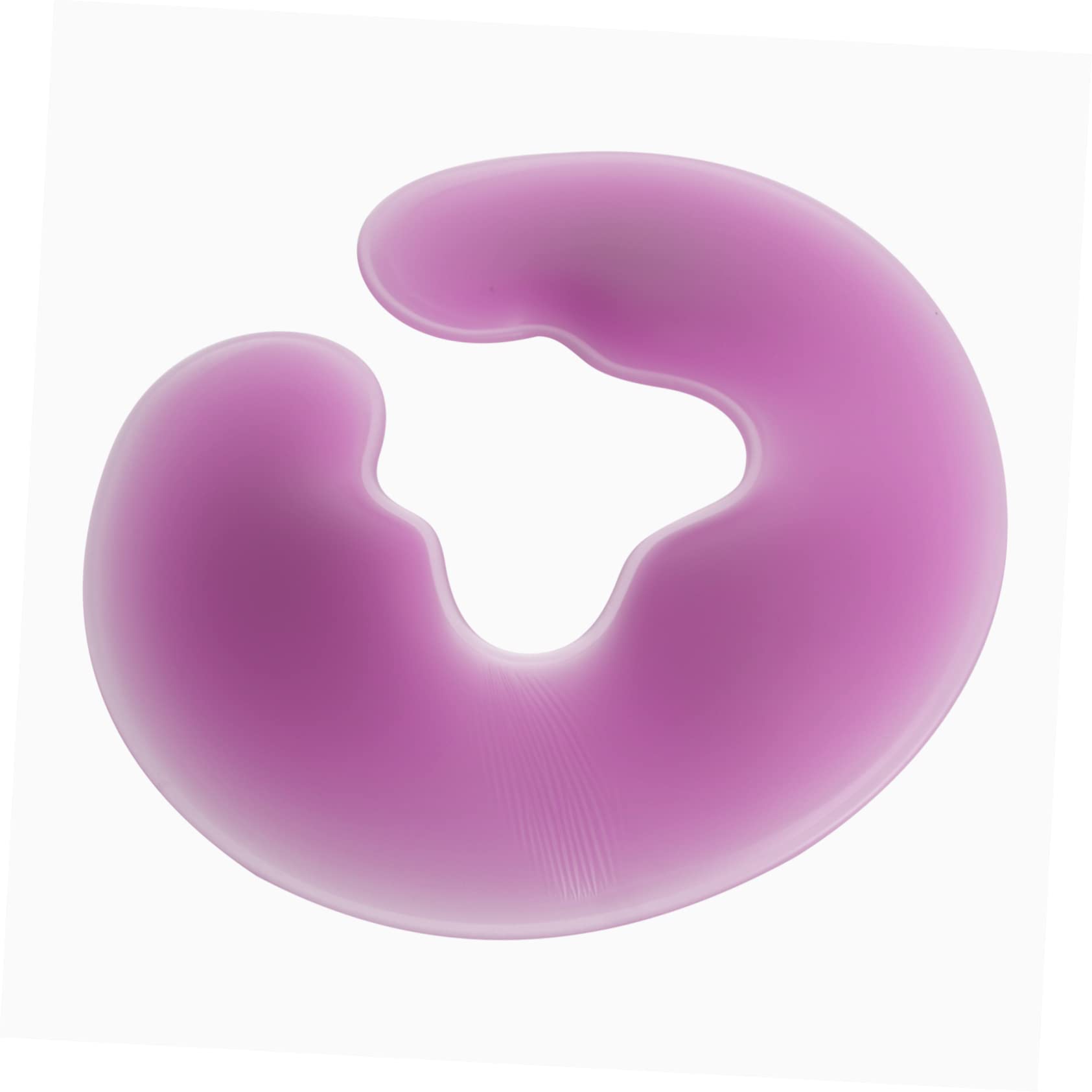 Mipcase Silicone Body Bed Massage Spa Table Cradle Cushion Massage Headrest for Bed Body Spa Gel Beauty Massage Cushion Lash Support Pad Face Travel Purple-image-44