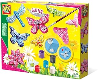 SES Creative 01131 Children's Butterfly Glitter Casting and Painting Set