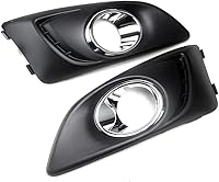 Vista 4 de Auto-Tech - Luz antiniebla transparente con interruptor de bisel, kit de montaje de lámpara antiniebla, repuesto para Chevrolet AVEO/SONIC 2012-2014