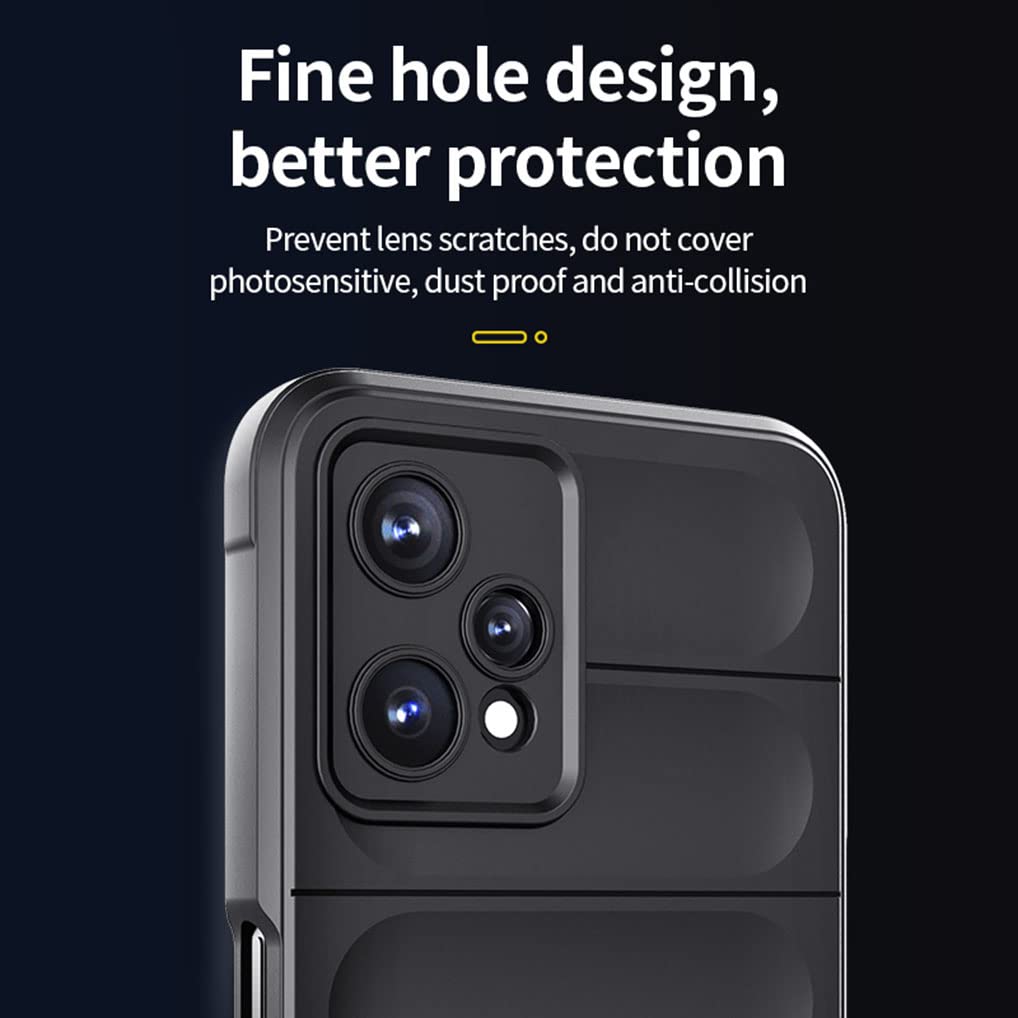 Btstring Cover per Oneplus Nord 3 con Pellicola Protettiva, Grado Militare Custodia con Cavalletto in Metallo Rotante a 360°, Hard PC Back Cover e TPU Bumper Antiurto Case- Nero