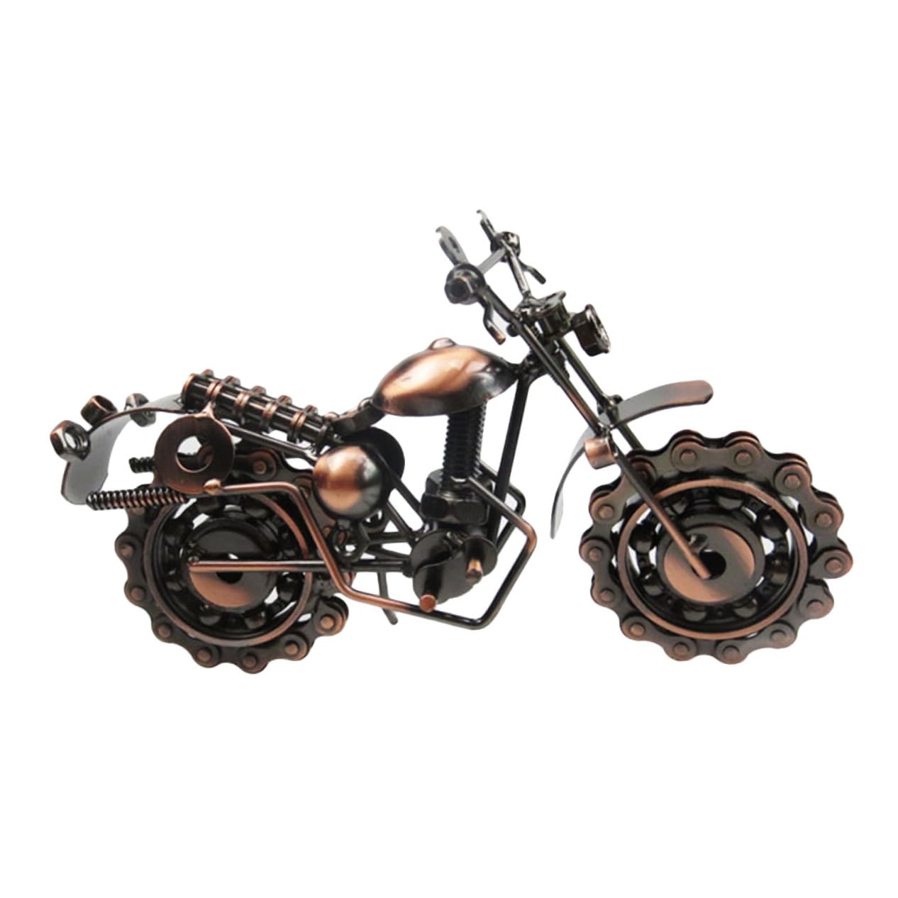 Amazon.co.jp: GOOHOCHY 鉄製オートバイ模型 ブロンズメタル