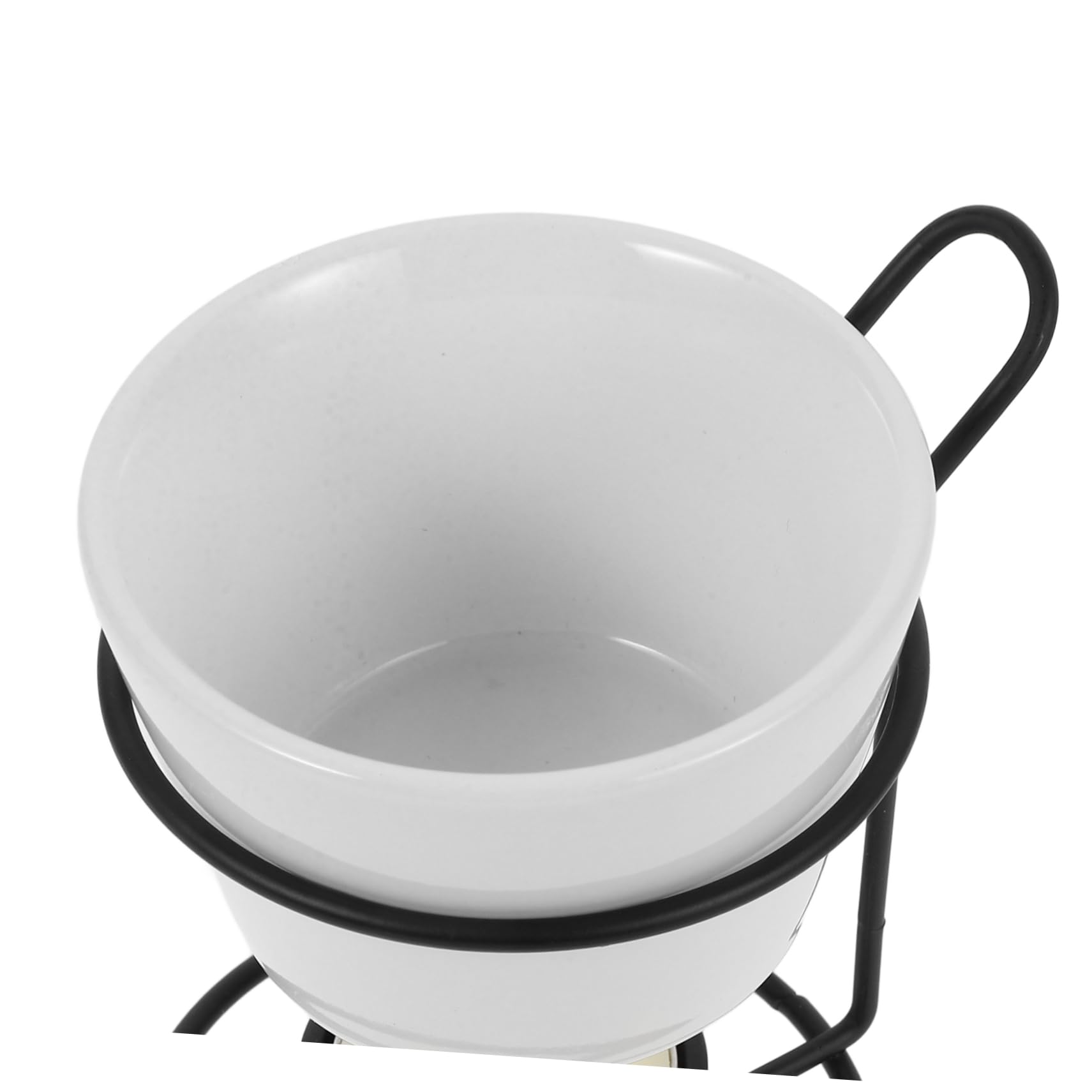 MAGICLULU 2sets Scaldavivande in Ceramica per Fonduta di Burro Scaldavivande per Fonduta di Formaggio Ciotole per Sciogliere Cioccolato e Alimenti
