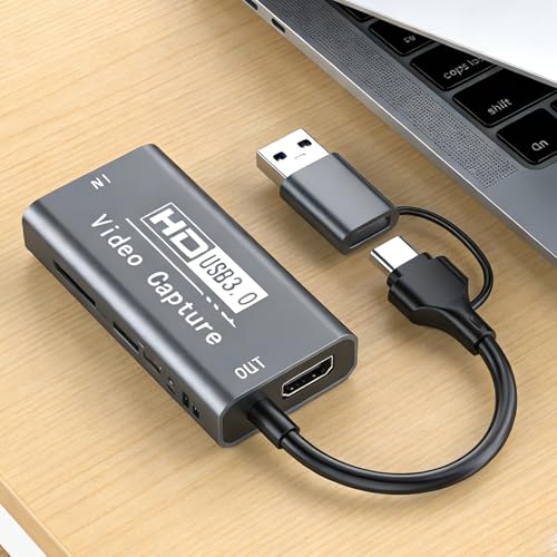 Carte de capture vidéo 4K USB : streaming fluide sur PC portable et boîtier - 3