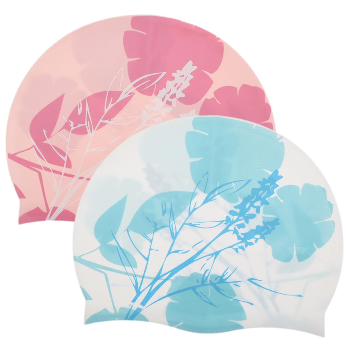 HANABASS Gorro de baño Estampado Gorro de natación para Adultos Sombreros de natación Gorros Natacion Gorro de Natacion Gorra de baño Gorra para Gorras para