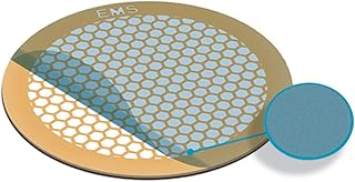 EMS FFTH400-Cu-ET Formvar Support Film, Thin Bar Hexagonal Grid, 20-30 nm Thick, 400 mesh Particle Size, Copper (Pack of 50)