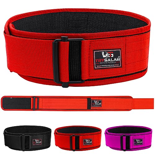 TrySalar Ceinture d'haltérophilie autobloquante à...