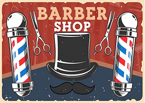 Fondo Fotográfico Barbershop 7x5 FT Rojo EOALOR miniatura 6