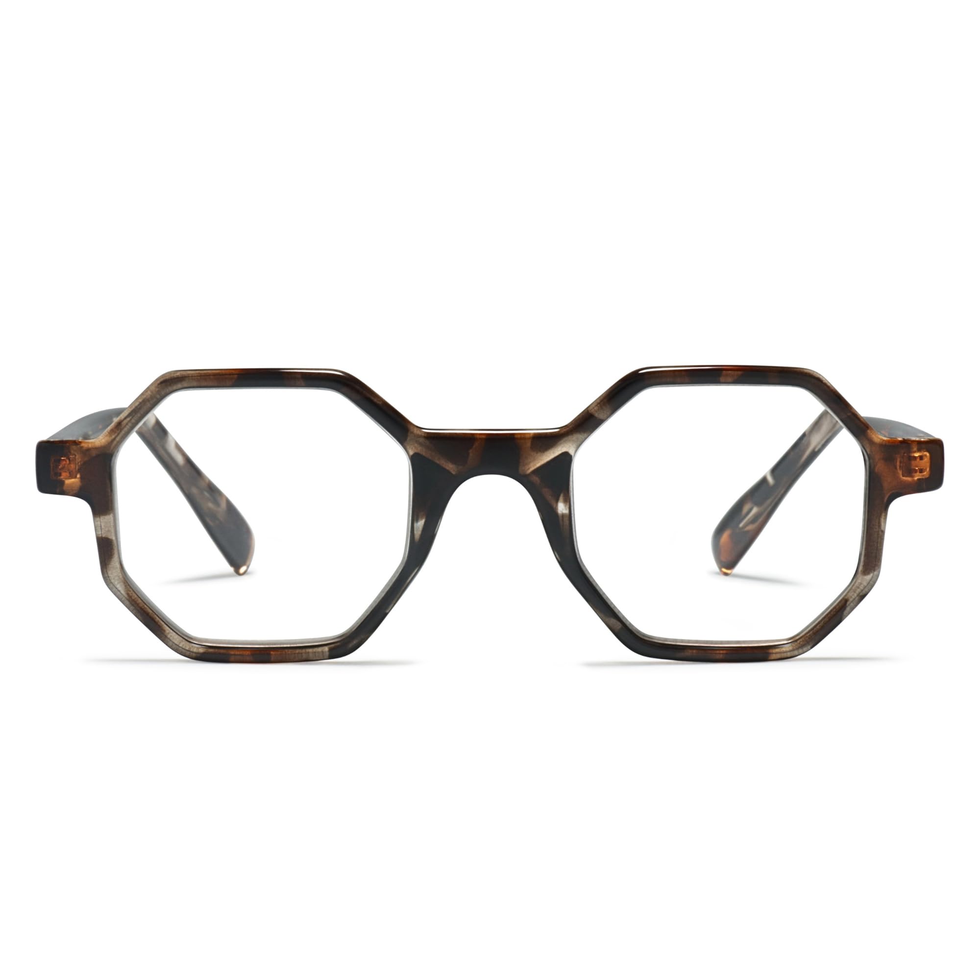 Amazon.com: 2SeeLife Oversized Hexagon TR-90 Reading Glasses for