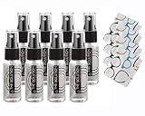 The Solution Lens Cleaner Spray | 8-1oz Alcohol Free Eyeglass Lens Cleaning Spray & 4 Microfiber Cle