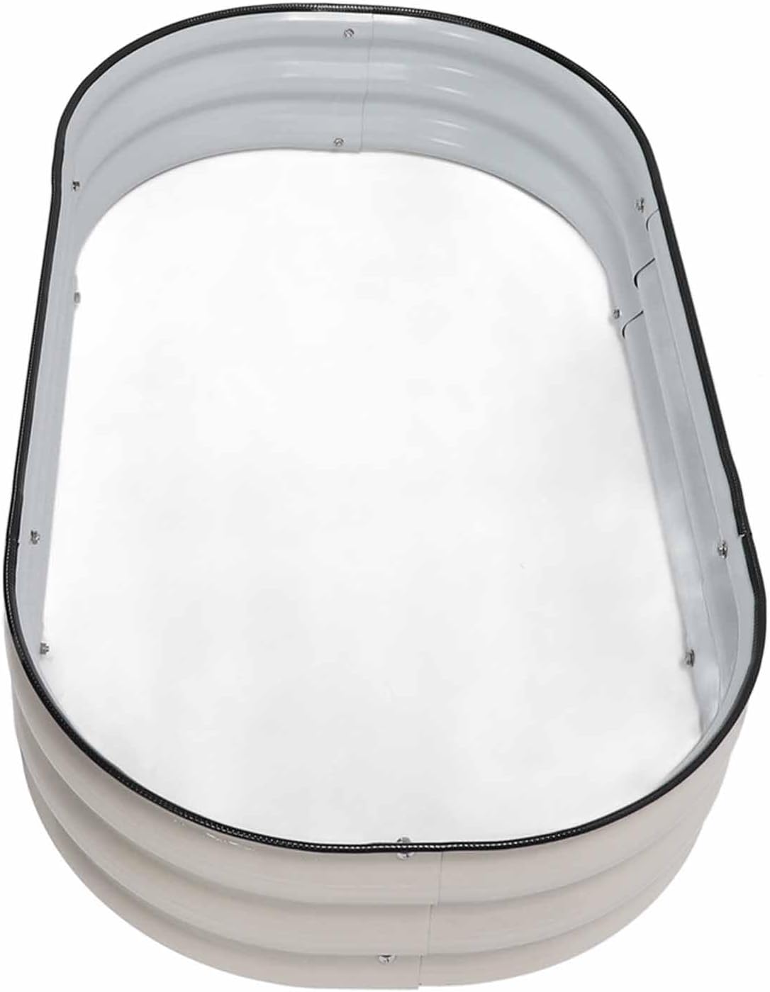 Raised Planter, Raised Garden Bed Kit, Smooth for Vegetables and Flowers (White)