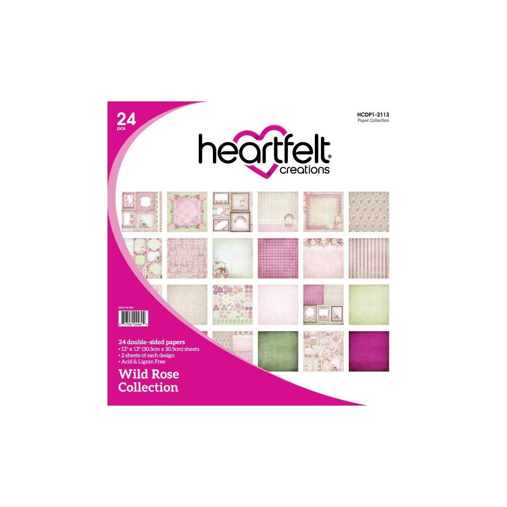 Heartfelt CreationsHEARTFELT PAPER COLL WILD ROSE