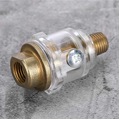 Oil Lubricator 1/4" BSP Mini In Line Air Tool Oil Lubricator Oiler Compressor Pipe Automatic Lubrication - Image 4