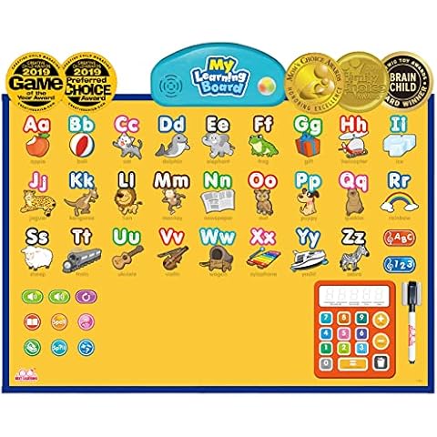 BEST LEARNING i-Poster My Learning Board - Interactive Talking Alphabet Wall Chart, Learn ABC, 123s & Music Poster Toy for Toddlers & Kids Cover