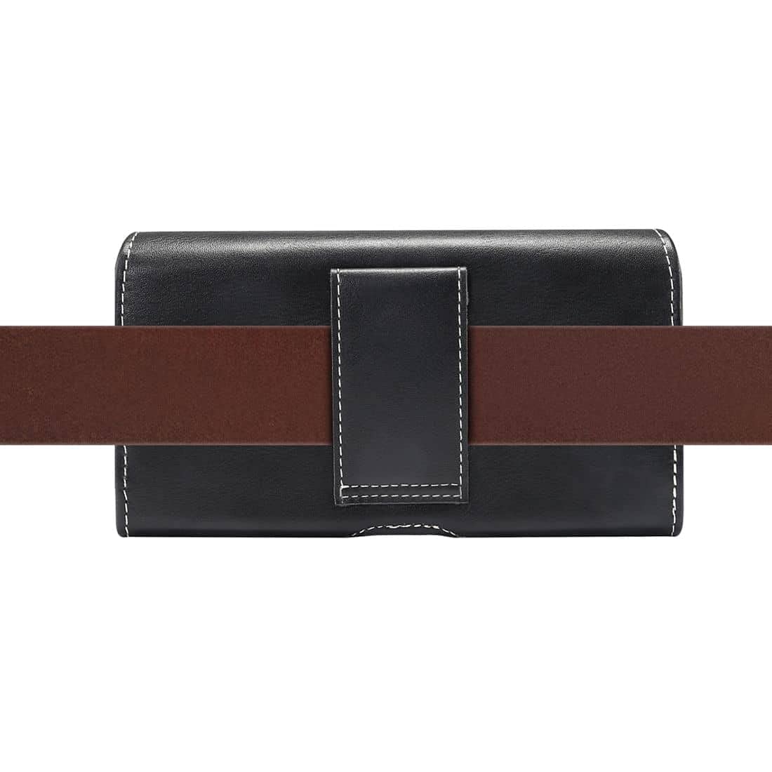 Étui Housse en Cuir Horizontal avec Boucle de Ceinture de Nouvelle Conception pour Nokia C2 2Nd Edition (2022) - Noir