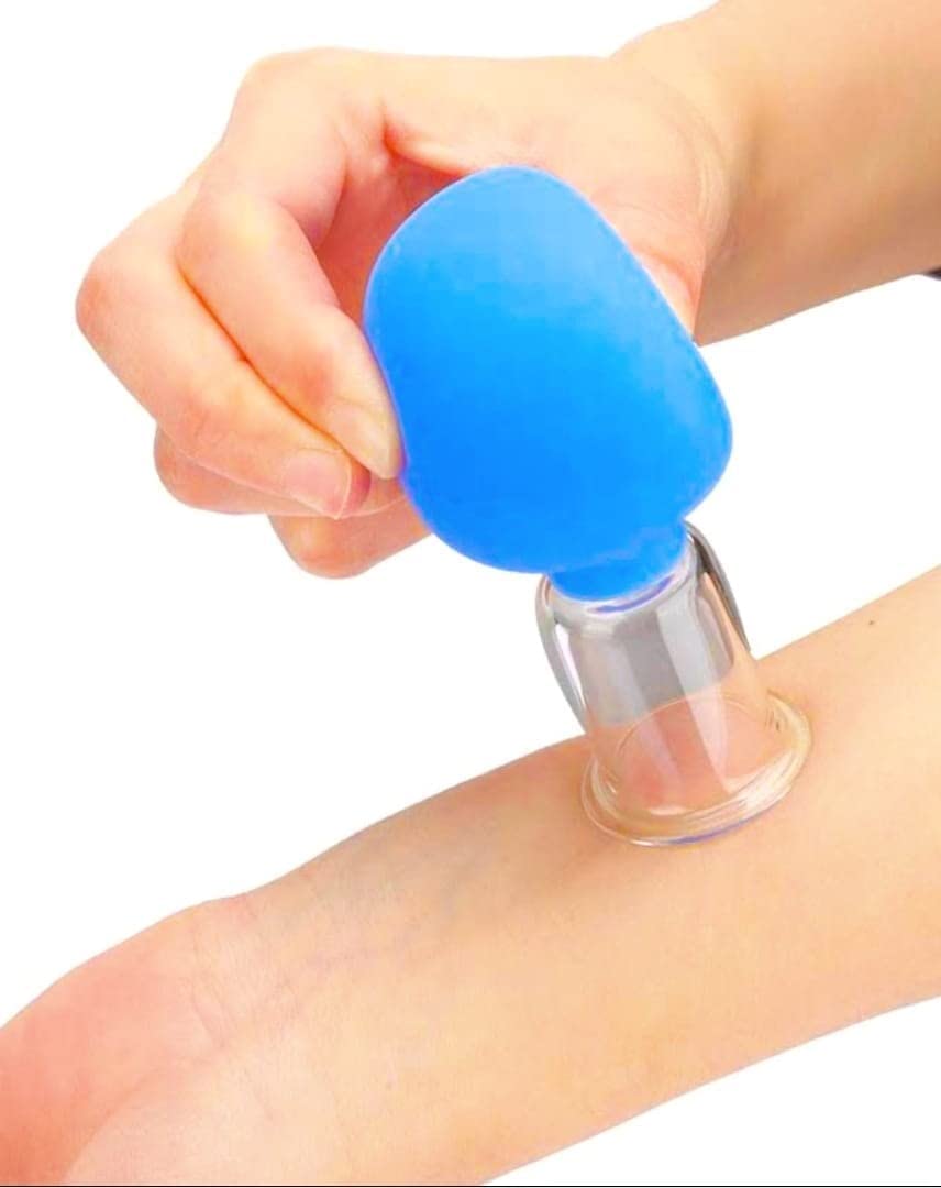 ACS MART Anti Cellulite Suction Vacuum Glass Vacuum Massage Facial Cupping Set of 4-Anti Cellulite Facial Cupping Set of 4-Face Cup, Blue (B0CJMJJ397) Amazon Price History, Amazon Price Tracker