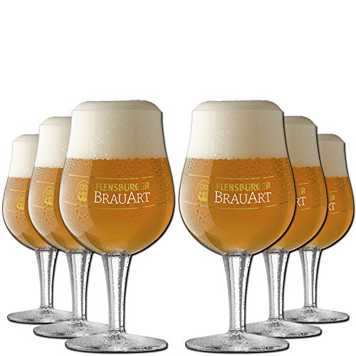 Preisvergleich Produktbild 6er Paket Flensburger BrauArt Biergläser