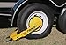 Trimax TWL100 Ultra-Max Adjustable Wheel Lock, Yellow/Black