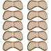 YXZQ 5 Paare Heel Grip Liner Selbstklebende Schuheinlagen Kissenauflagen Aufkleber Fußpflegeprotektor, Khaki