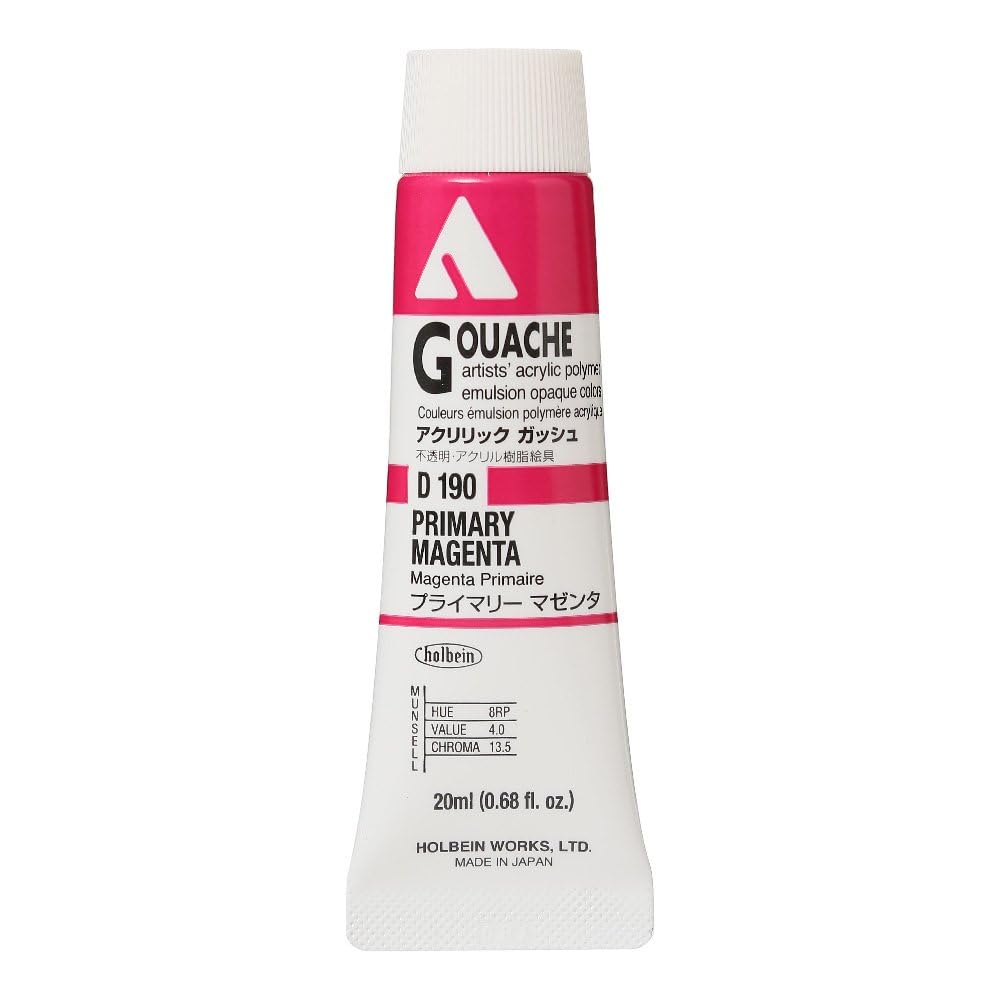 Holbein Primary Magenta Acrylic La Gouache D190 20Ml (6 Nos.)