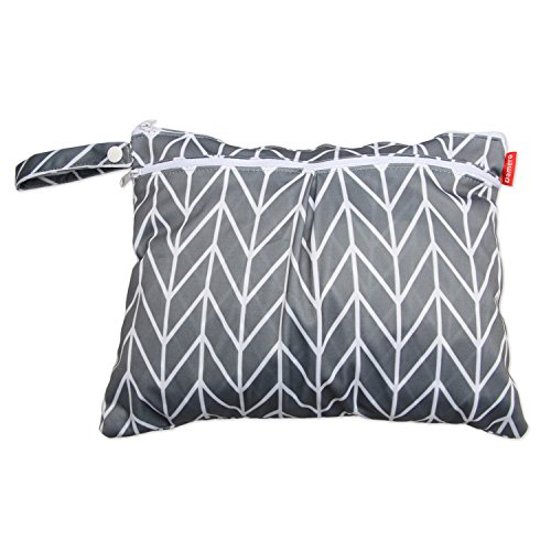 Damero 3pcs Travel Wet and Dry Bag with Handle for Cloth Diaper, Pumping Parts, Clothes, Swimsuit and More, Easy to Grab… - Image 8