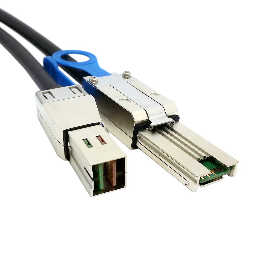 cablecc Câble externe Mini-SAS 4X SFF-8088 vers Mini-SAS haute densité HD SFF-8644 pour serveur de données RAID 50 cm