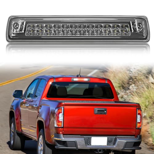 Image of Nilight Third Brake Light Tail High Mount 3rd Stop Lights Smoked Lens Compatible with Chevy Colorado and GMC Canyon 2015 2016 2017 2018 Van SUV Rear Center Cab Lamp