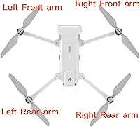 Vista 3 de SeiZed Brazo de motor para dron, brazo de repuesto para FIMI X8 SE RC 2022, pieza de repuesto para cuadricóptero, brazo de motor, acceso de drones
