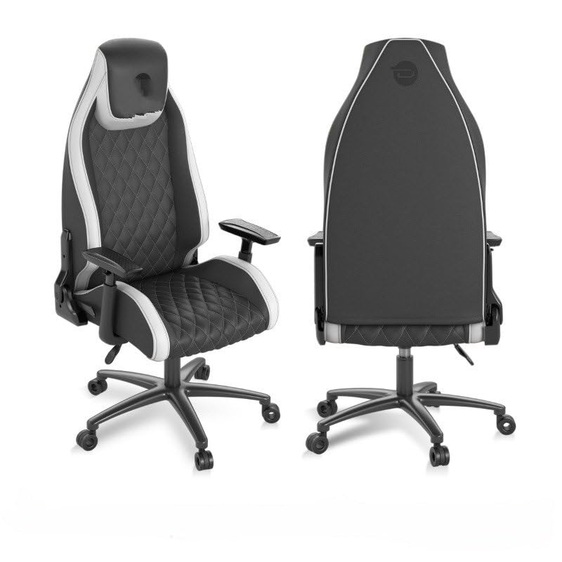 Ren Sheng Chaise d'ordinateur, Kursi Gaming-kelas komersial, ergonomie dalam warna Blanc