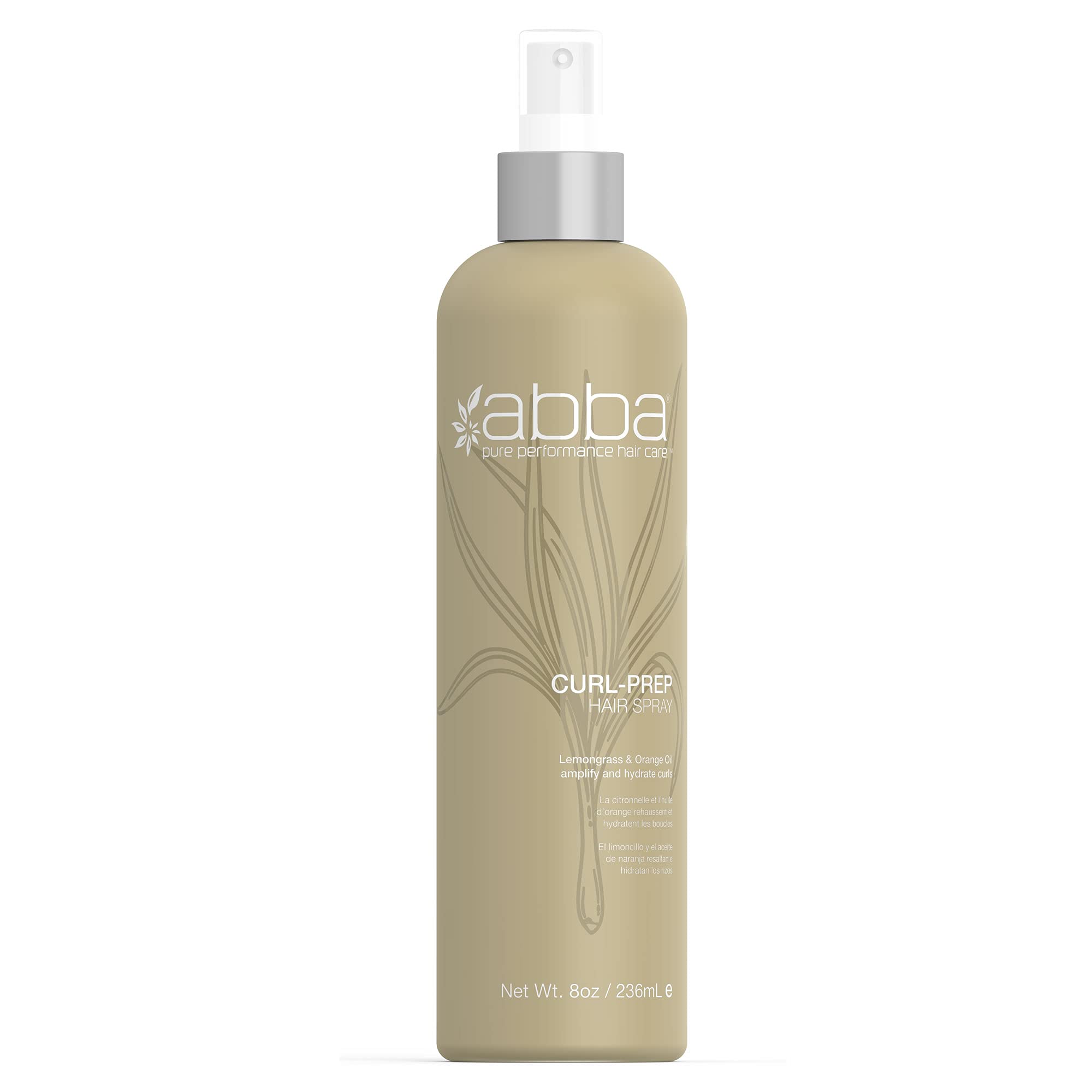 ABBA Curl Prep Spray, 8 Fl Oz (Pack of 1)