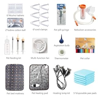 Puppy Incubator with Heating and Fan, Ideal Incubator for Puppies and Kittens, Ensures Good Ventilation and Temperature Control for Newborn Pets (85L)