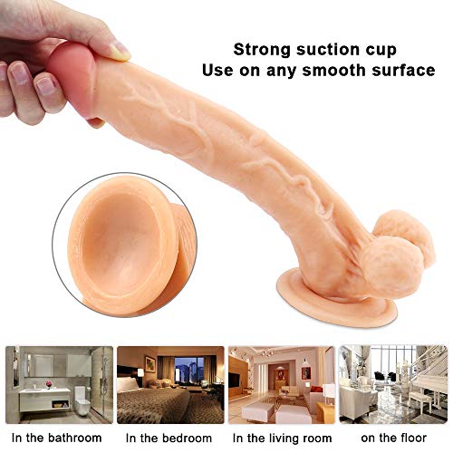 BDADCPQ Hand Held 10.23 Soft PVC Massager, a Toy with Threads to Make