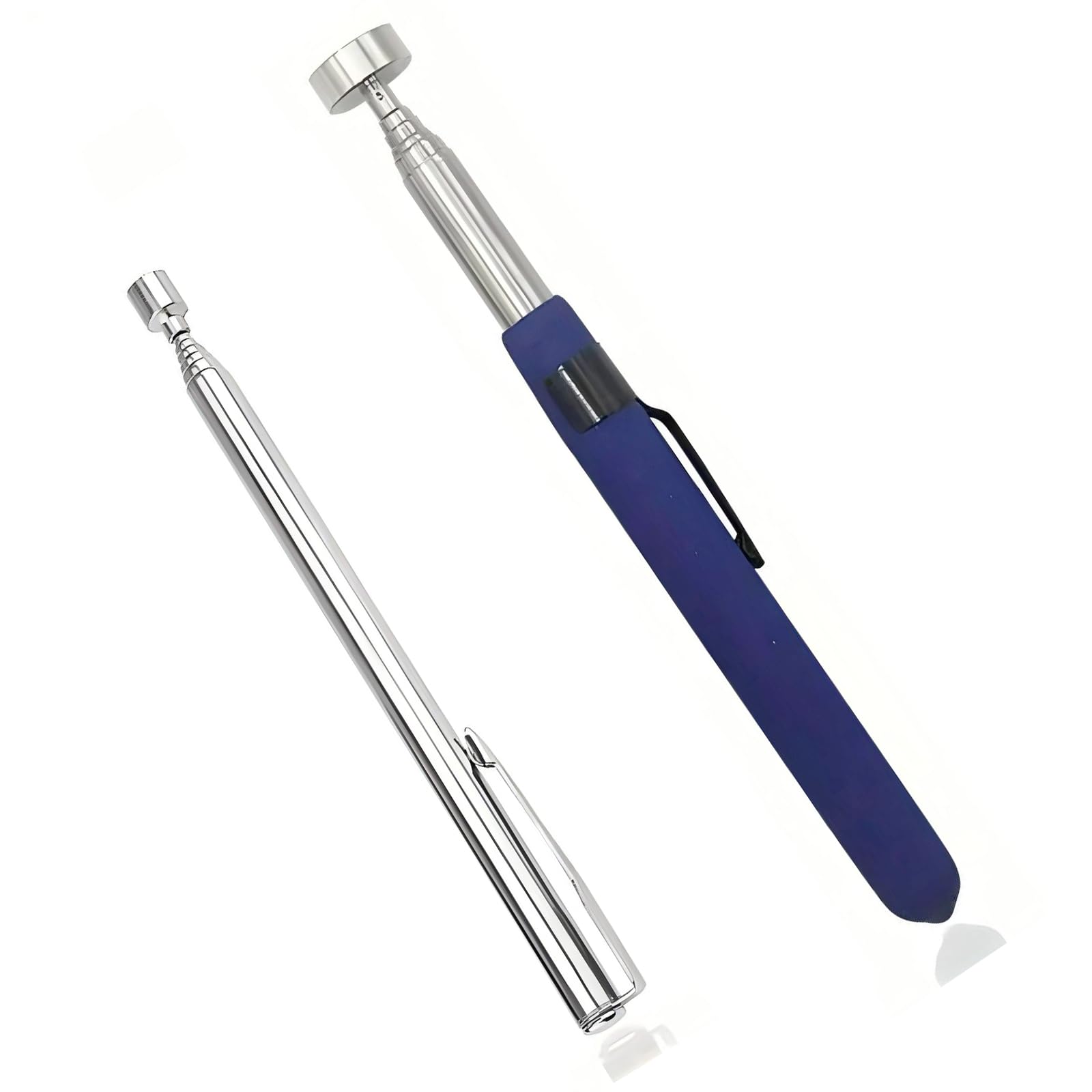 Adullpony Telescoping Magnetic Pickup Tool - Extendable Stick 2Pcs Includes 8LB & 2LB Magnet for Mechanics, Car Tools, Reaching Hard-to-Reach Areas