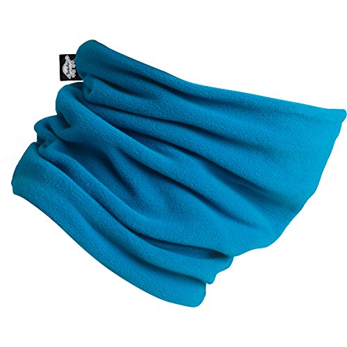 Turtle Fur Double-Layer Midweight Fleece Neck Warmer, Blues for Breakfast, One Size