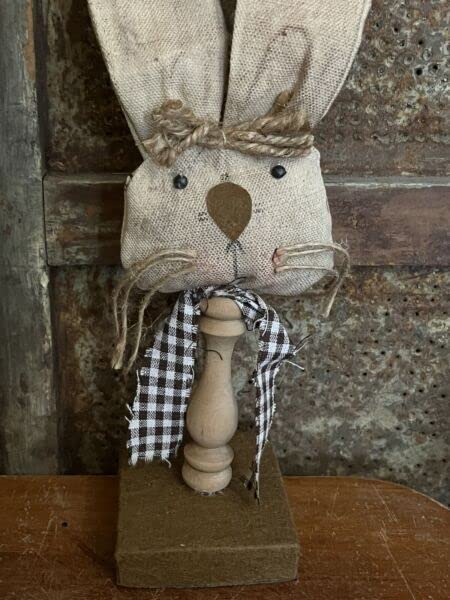 Primitivessuppliesforgrubbyprimitiverusticeasterbunnyrabbitspindledoll12poseableearsozzieforholidaykitchenfarhousehomedecor Urban Country Home Decor Primitives supplies for grubby primitive rustic easter bunny rabbit spindle doll 12 poseable ears ozzie for holiday kitchen farhouse home decor urban country home decor