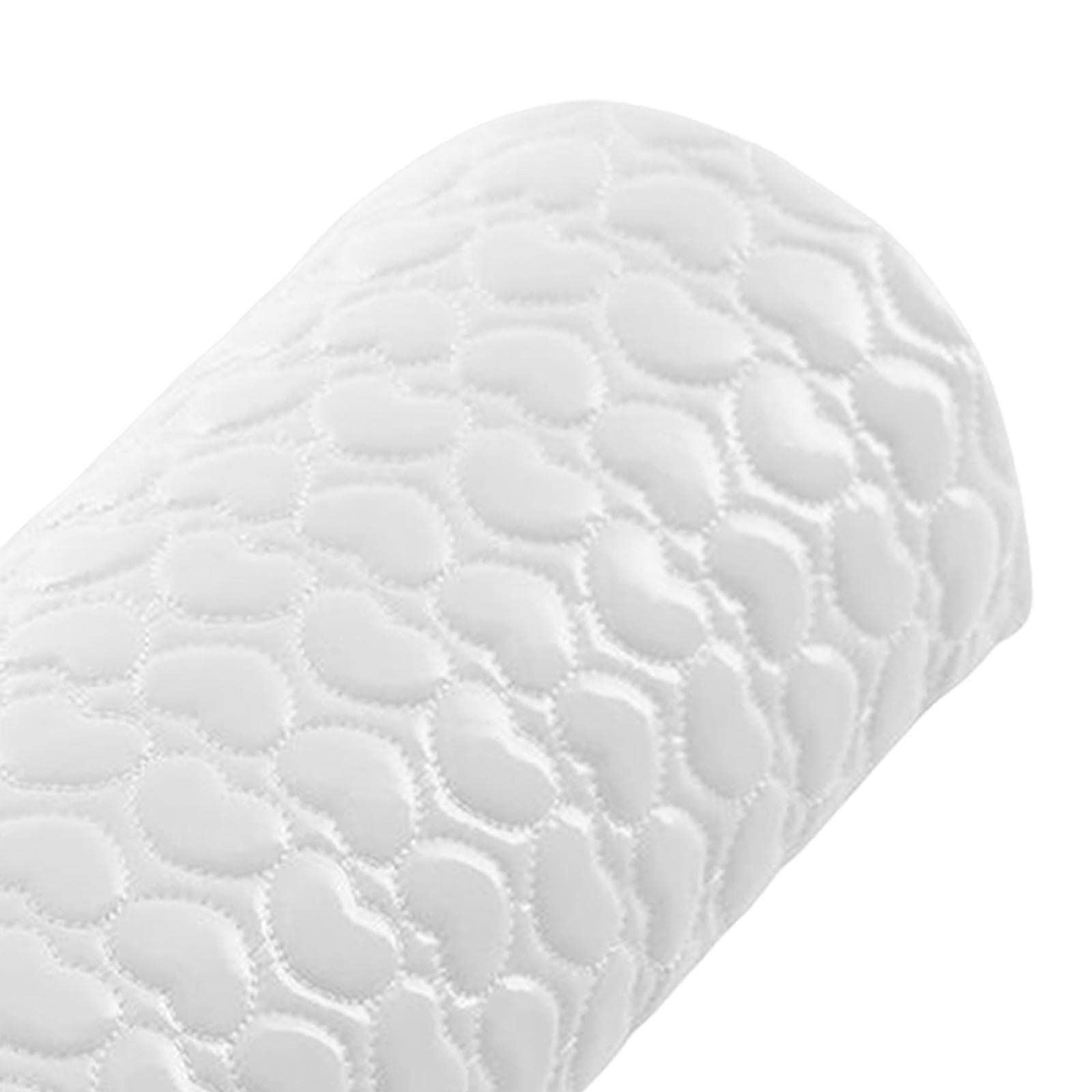 Milageto Soporte para Herramientas de Manicura con Reposabrazos para Uñas de Media, Accesorio Profesional Suave, Cojín, Reposabrazos, Almohada de Mano, Blanco