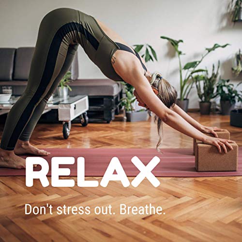 Slim Panda Sturdy Cork Yoga Blocks 2 Pack, Wooden Yoga Brick Exercise Block Non-Slip Eco Yoga Block to Support and Deepen Poses for Yoga, Pilates, Meditation, 9\'\' x 6\'\' x 3\'\' - Thumbnail 3